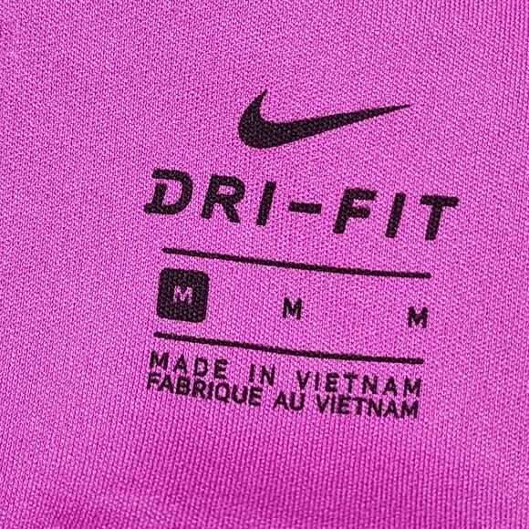 Nike Dri Fit Medium Pink Workout Shorts - Picture 3 of 5